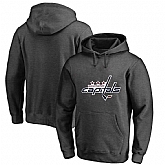 Washington Capitals Dark Gray All Stitched Pullover Hoodie,baseball caps,new era cap wholesale,wholesale hats